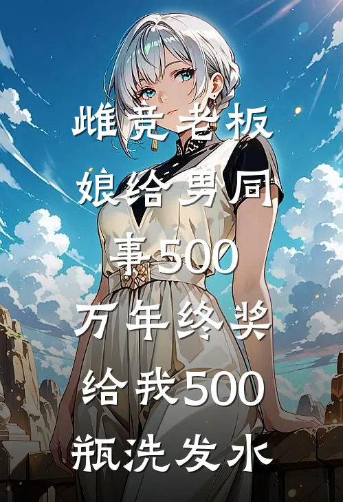雌竞老板娘给男同事500万年终奖，给我500瓶洗发水
