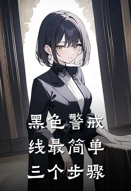 黑色警戒线最简单三个步骤
